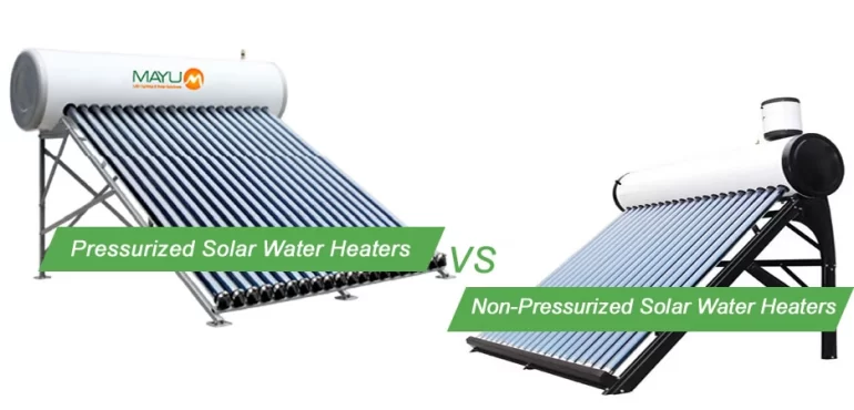 Pressurized Vs Non pressurized water heating systems